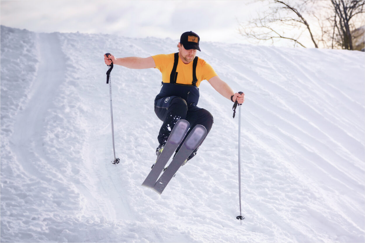 Spring Skier jumping