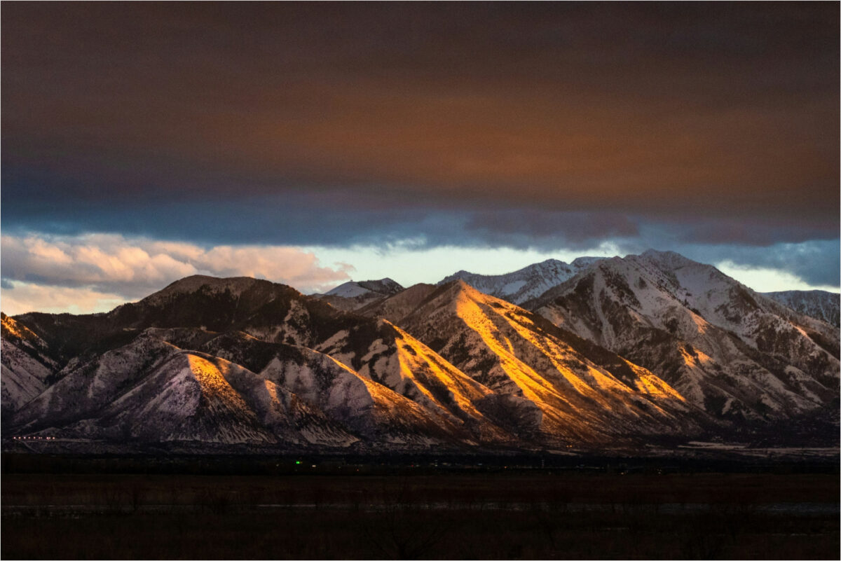 Wasatch mountains near Newpark Resort